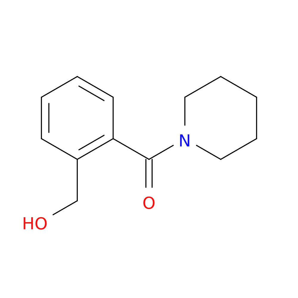 [2-(HYDROXYMETHYL)PHENYL]-1-PIPERIDINYLMETHANONE