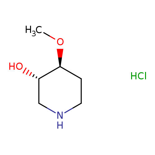 3-Piperidinol, 4-methoxy-, hydrochloride (1:1), (3R,4R)-rel-