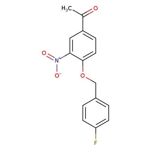 1-(4-((4-Fluorobenzyl)oxy)-3-nitrophenyl)ethanone