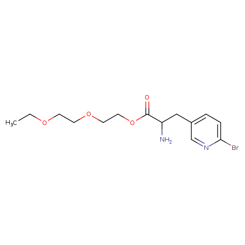 2-(2-ethoxyethoxy)ethyl2-amino-3-(6-bromopyridin-3-yl)propanoate