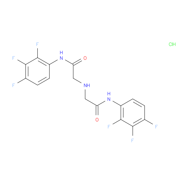 N-(2,3,4-trifluorophenyl)-2-({[(2,3,4-trifluorophenyl)carbamoyl]methyl}amino)acetamide hydrochloride