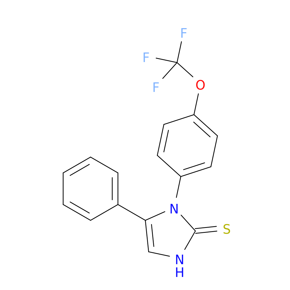 5-phenyl-1-[4-(trifluoromethoxy)phenyl]-2,3-dihydro-1H-imidazole-2-thione