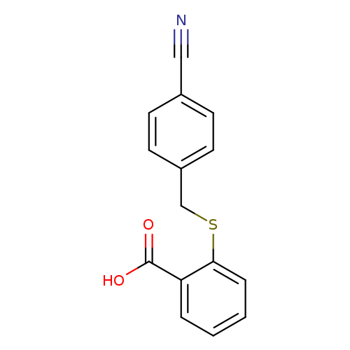 2-((4-Cyanobenzyl)thio)benzoic acid