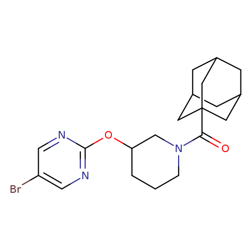 2-{[1-(adamantane-1-carbonyl)piperidin-3-yl]oxy}-5-bromopyrimidine
