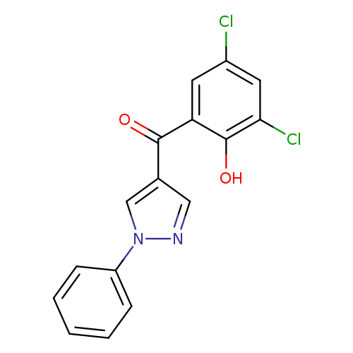 1-PHENYL-4(3,5-DICHLORO-2-HYDROXYBENZOYL)-PYRAZOLE