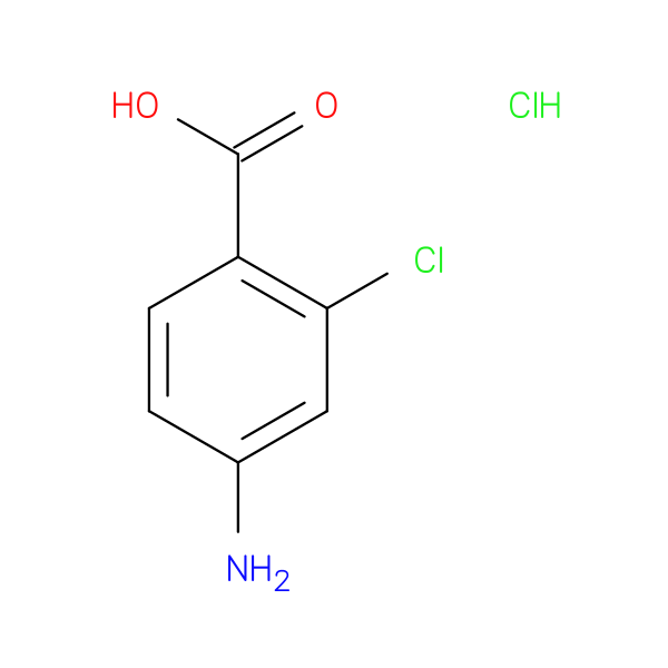 4-amino-2-chlorobenzoic acid hydrochloride