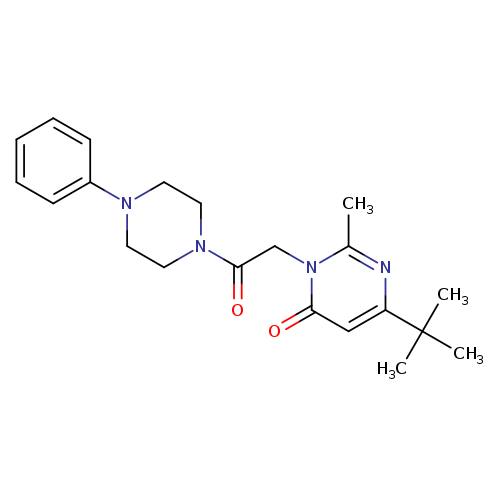6-tert-butyl-2-methyl-3-[2-oxo-2-(4-phenylpiperazin-1-yl)ethyl]-3,4-dihydropyrimidin-4-one
