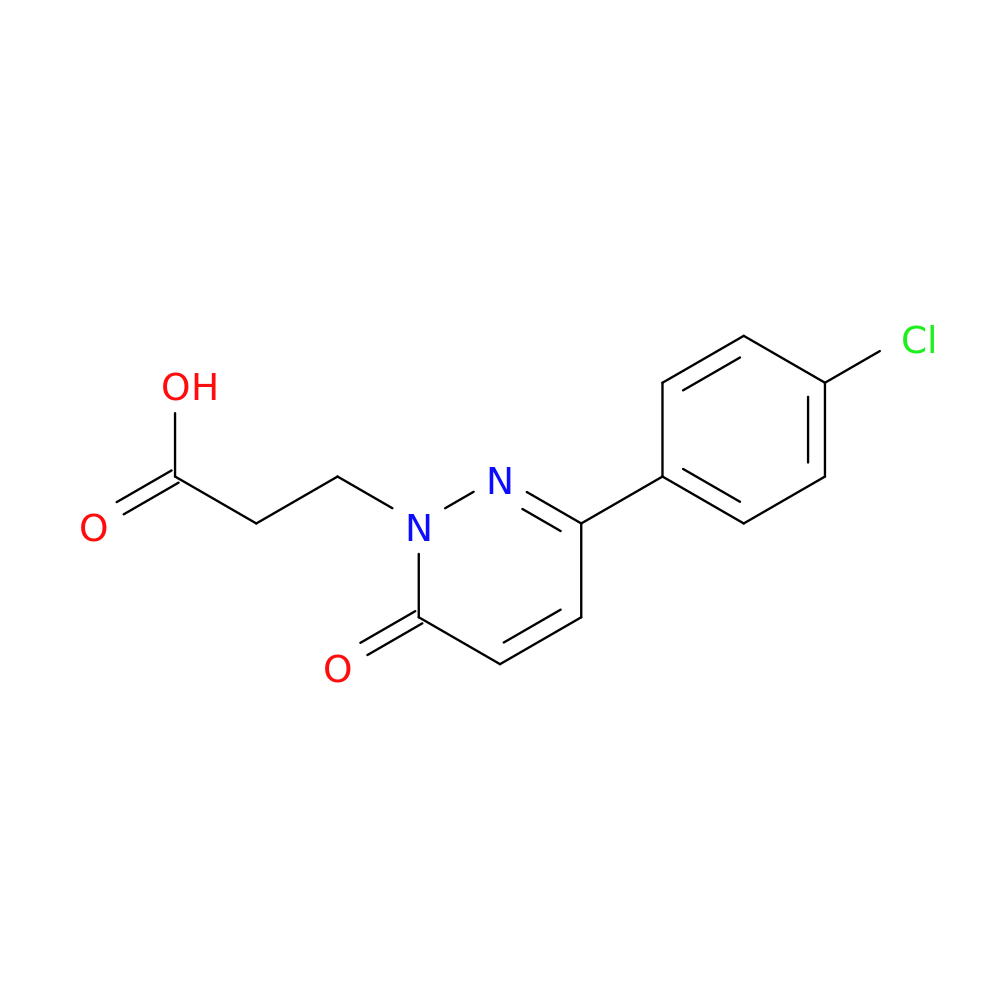 1(6H)-Pyridazinepropanoic acid, 3-(4-chlorophenyl)-6-oxo-