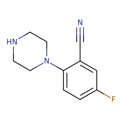 5-fluoro-2-(piperazin-1-yl)benzonitrile
