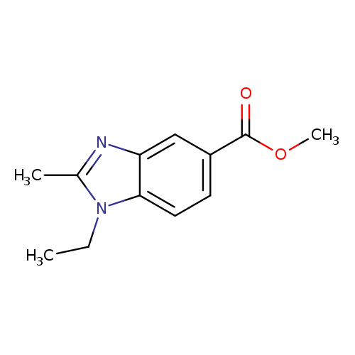 Methyl 1-ethyl-2-methylbenzimidazole-5-carboxylate