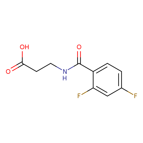 3-[(2,4-difluorophenyl)formamido]propanoic acid