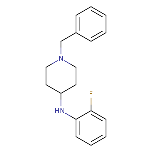 N-(2-fluorophenyl)-1-(phenylmethyl)-4-piperidinamine
