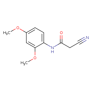 2-Cyano-n-(2,4-dimethoxyphenyl)acetamide
