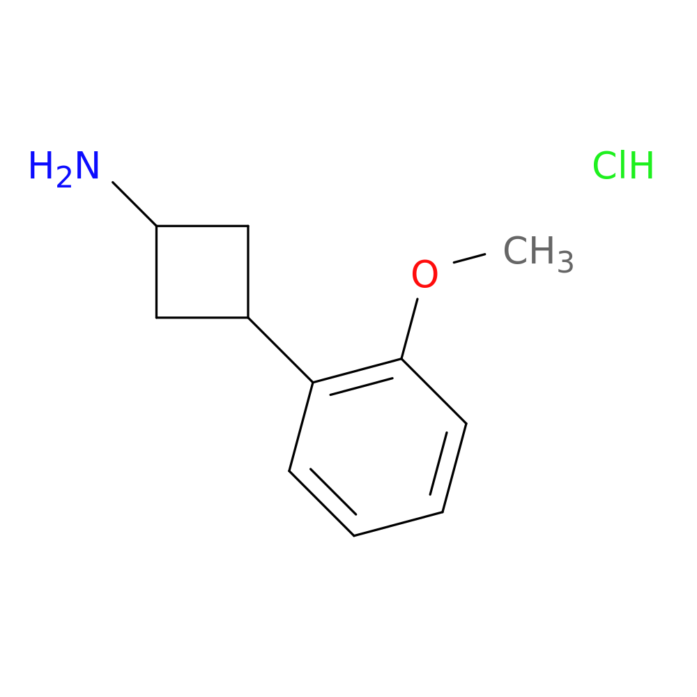 3-(2-methoxyphenyl)cyclobutan-1-amine hydrochloride