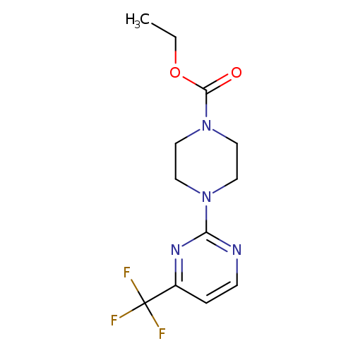 ethyl 4-[4-(trifluoromethyl)pyrimidin-2-yl]piperazine-1-carboxylate