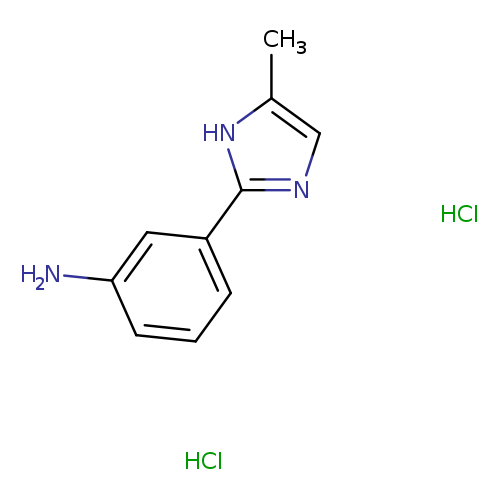 3-(5-methyl-1H-imidazol-2-yl)aniline dihydrochloride