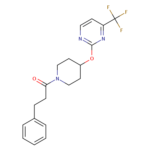 3-phenyl-1-(4-{[4-(trifluoromethyl)pyrimidin-2-yl]oxy}piperidin-1-yl)propan-1-one