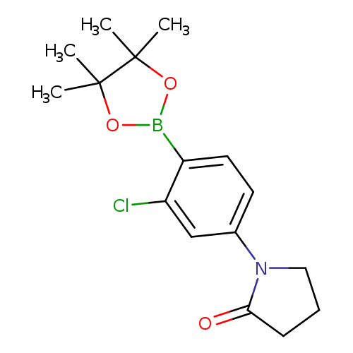 1-[3-Chloro-4-(tetramethyl-1,3,2-dioxaborolan-2-yl)phenyl]pyrrolidin-2-one
