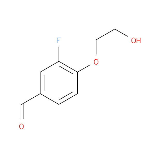 3-Fluoro-4-(2-hydroxyethoxy)benzaldehyde