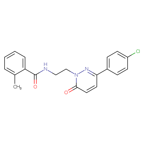 N-{2-[3-(4-chlorophenyl)-6-oxo-1,6-dihydropyridazin-1-yl]ethyl}-2-methylbenzamide