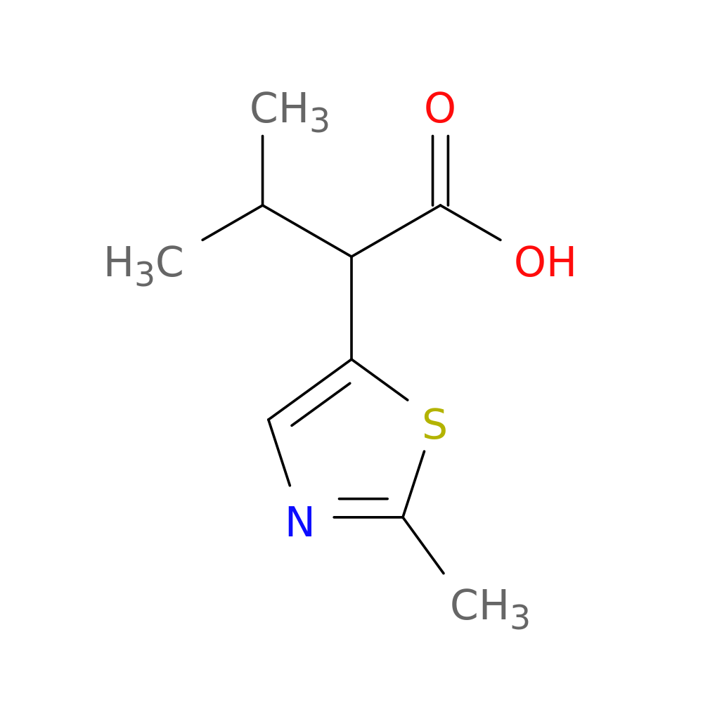 3-methyl-2-(2-methyl-1,3-thiazol-5-yl)butanoic acid