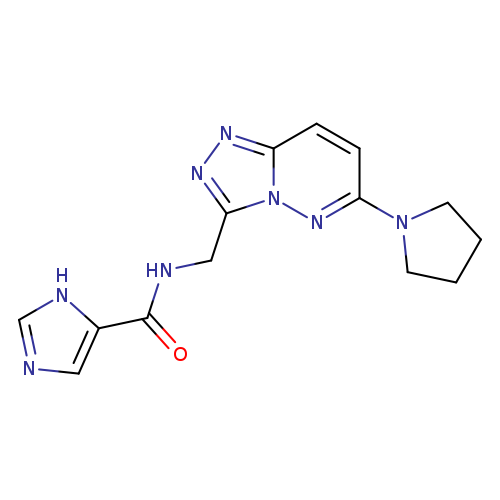 N-{[6-(pyrrolidin-1-yl)-[1,2,4]triazolo[4,3-b]pyridazin-3-yl]methyl}-1H-imidazole-5-carboxamide