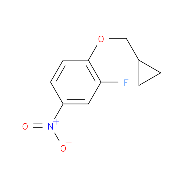1-(Cyclopropylmethoxy)-2-fluoro-4-nitrobenzene