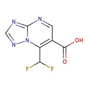 7-(difluoromethyl)-[1,2,4]triazolo[1,5-a]pyrimidine-6-carboxylic acid