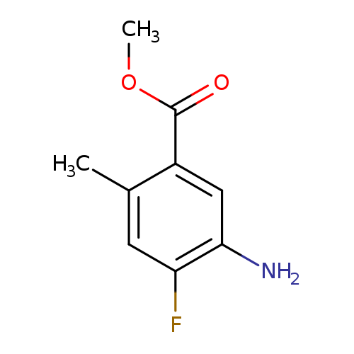 5-Amino-4-fluoro-2-methyl-benzoic acid methyl ester