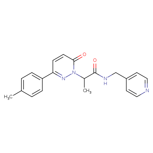 2-[3-(4-methylphenyl)-6-oxo-1,6-dihydropyridazin-1-yl]-N-[(pyridin-4-yl)methyl]propanamide