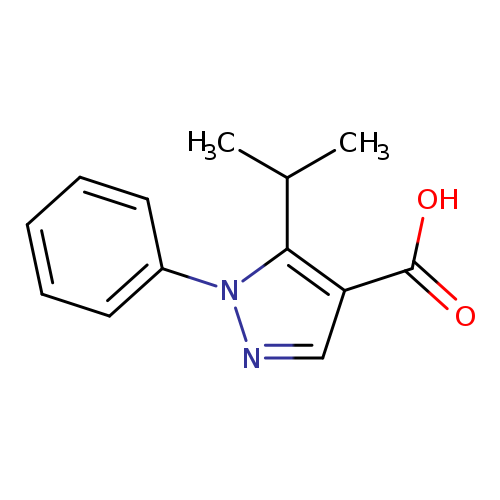 1H-Pyrazole-4-carboxylic acid, 5-(1-methylethyl)-1-phenyl-