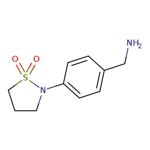 2-[4-(Aminomethyl)phenyl]-1lambda(6),2-thiazolidine-1,1-dione