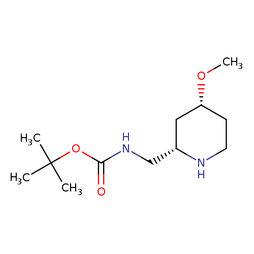 rac-tert-butylN-{[(2R,4S)-4-methoxypiperidin-2-yl]methyl}carbamate,cis