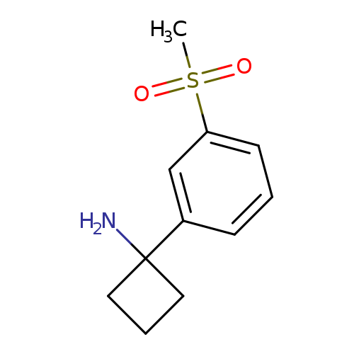 1-(3-methanesulfonylphenyl)cyclobutan-1-amine