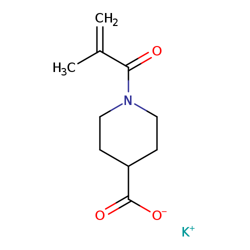 potassium1-(2-methylprop-2-enoyl)piperidine-4-carboxylate