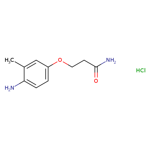 3-(4-Amino-3-methylphenoxy)propanamide hydrochloride