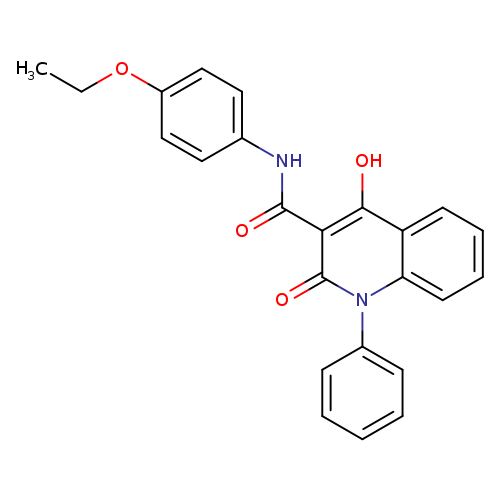 N-(4-ethoxyphenyl)-4-hydroxy-2-oxo-1-phenyl-1,2-dihydroquinoline-3-carboxamide