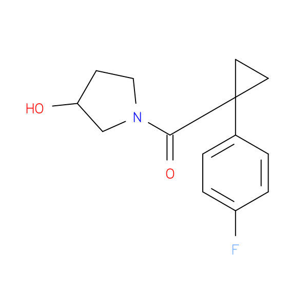 1-[1-(4-fluorophenyl)cyclopropanecarbonyl]pyrrolidin-3-ol