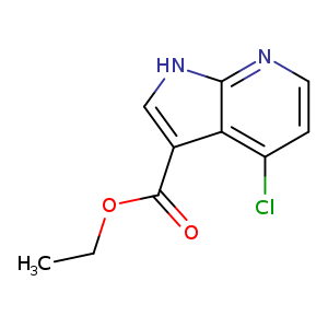 1H-Pyrrolo[2,3-b]pyridine-3-carboxylic acid, 4-chloro-, ethyl ester