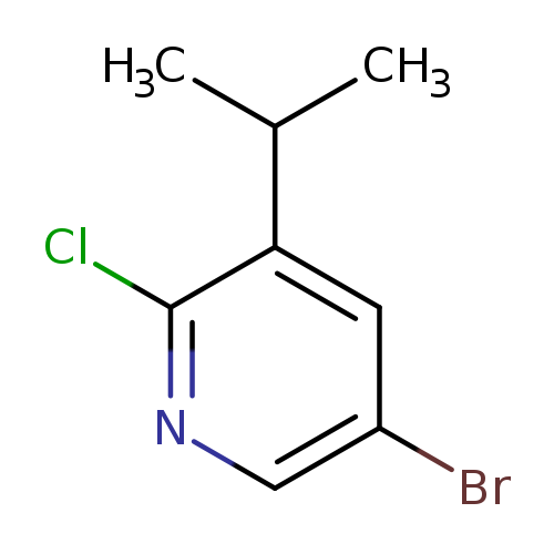 5-bromo-2-chloro-3-(propan-2-yl)pyridine
