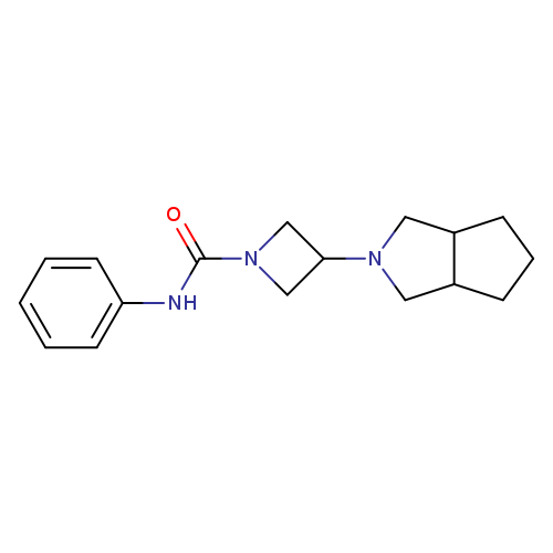 3-{octahydrocyclopenta[c]pyrrol-2-yl}-N-phenylazetidine-1-carboxamide