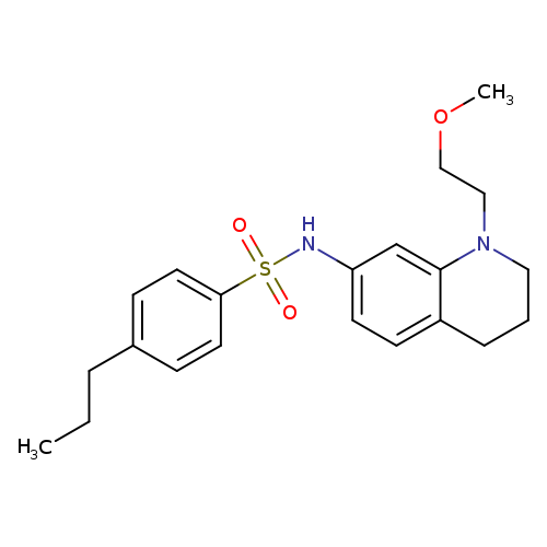 N-[1-(2-methoxyethyl)-1,2,3,4-tetrahydroquinolin-7-yl]-4-propylbenzene-1-sulfonamide