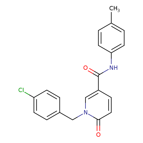 1-[(4-chlorophenyl)methyl]-N-(4-methylphenyl)-6-oxo-1,6-dihydropyridine-3-carboxamide
