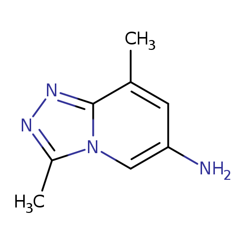 1,2,4-Triazolo[4,3-a]pyridin-6-amine, 3,8-dimethyl-