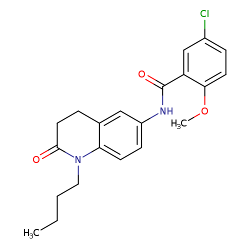 N-(1-butyl-2-oxo-1,2,3,4-tetrahydroquinolin-6-yl)-5-chloro-2-methoxybenzamide