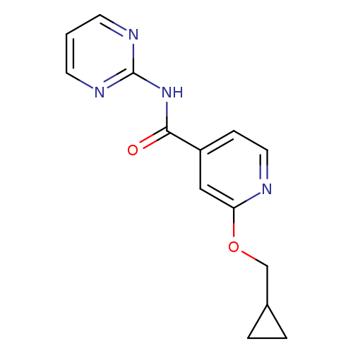 2-(cyclopropylmethoxy)-N-(pyrimidin-2-yl)pyridine-4-carboxamide