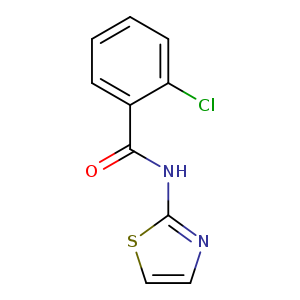 2-chloro-N-(1,3-thiazol-2-yl)benzamide