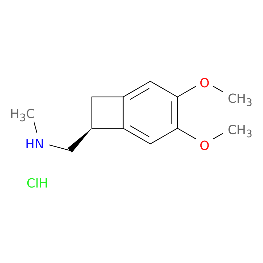 (1S)-4,5-Dimethoxy-1-[(methylamino)methyl]benzocyclobutane hydrochloride