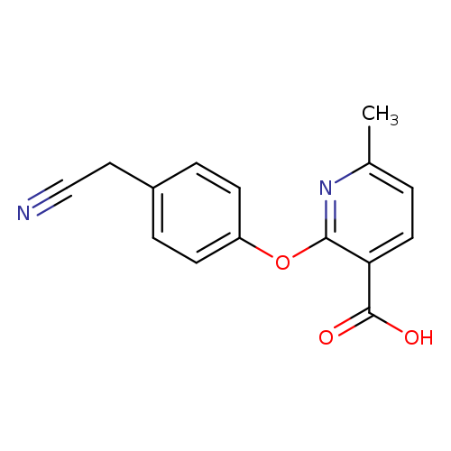 2-[4-(Cyanomethyl)phenoxy]-6-methylnicotinic acid
