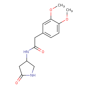 2-(3,4-dimethoxyphenyl)-N-(5-oxopyrrolidin-3-yl)acetamide